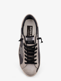 Golden Goose Men's Superstar Leather Sneakers Grey