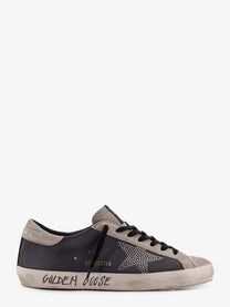 Golden Goose Men's Superstar Leather Sneakers Grey