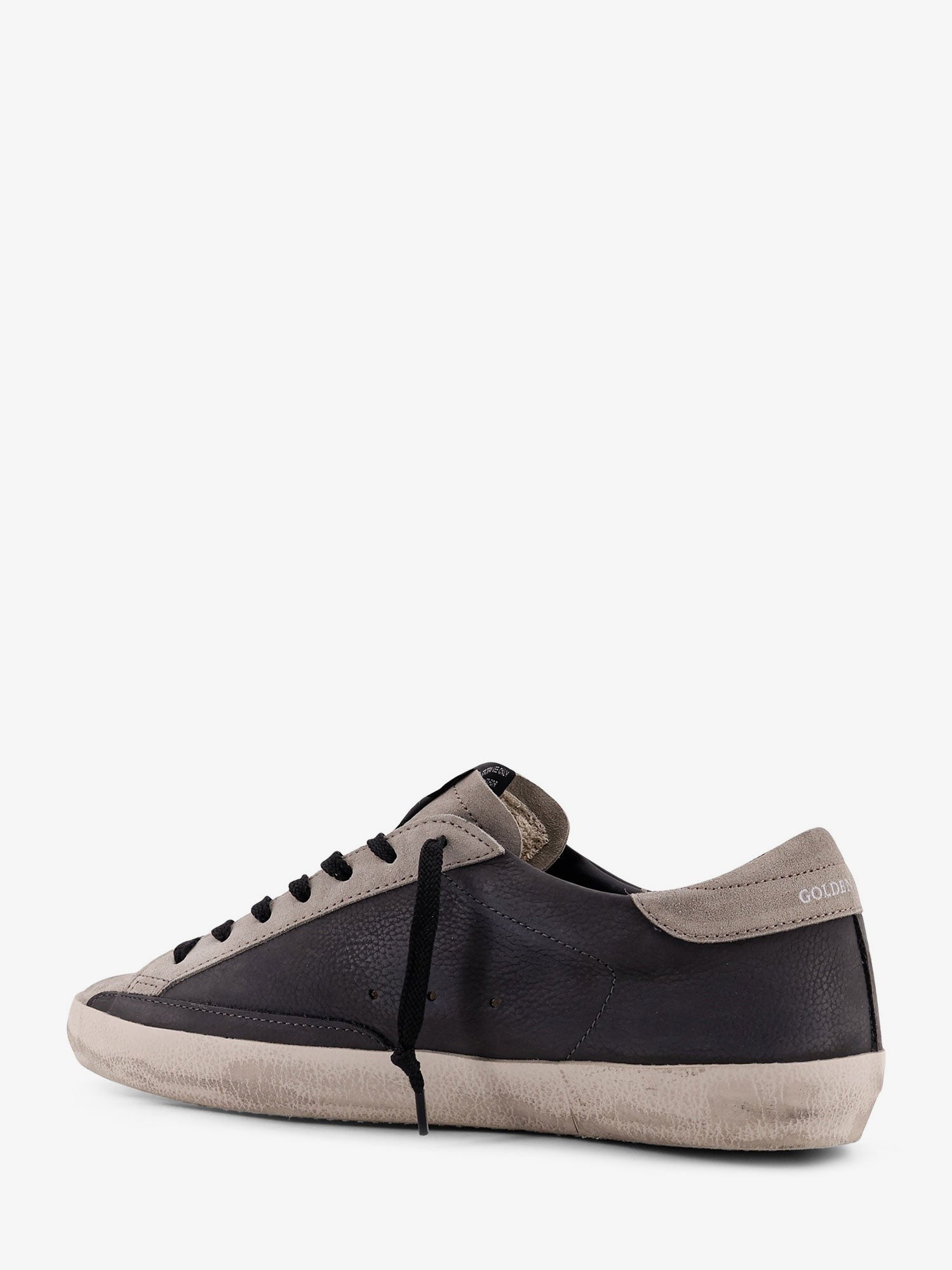 Golden Goose Men's Superstar Leather Sneakers Grey