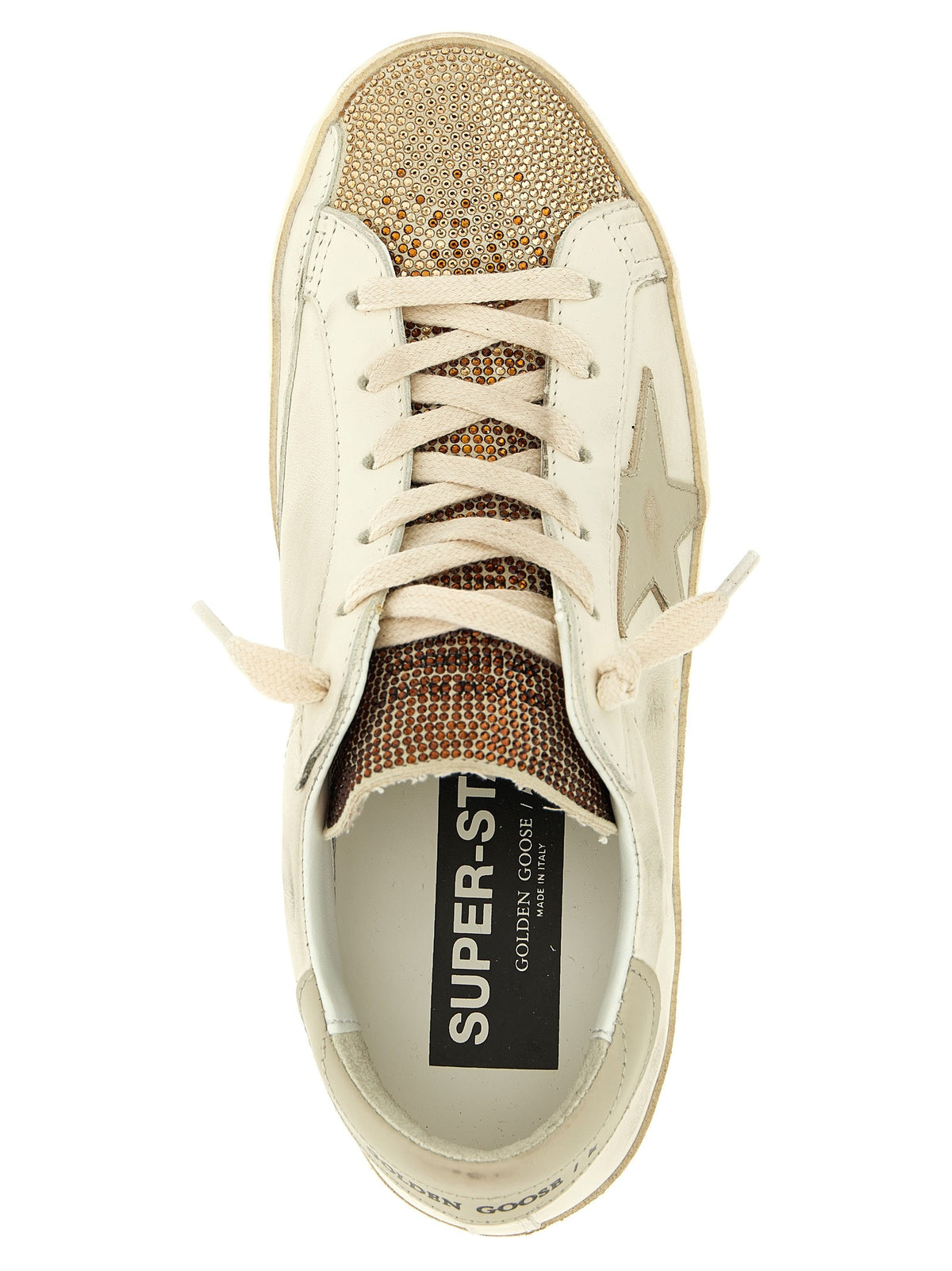 Golden Goose Superstar Sneakers Gold