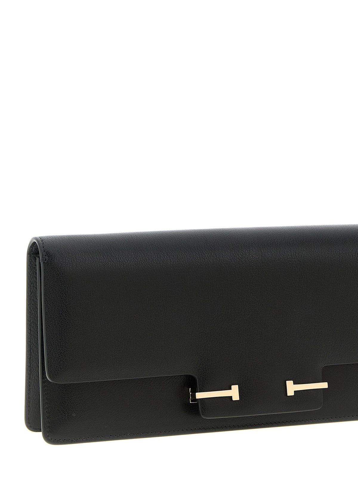 Tom Ford Supple Grain Shoulder Bag Black