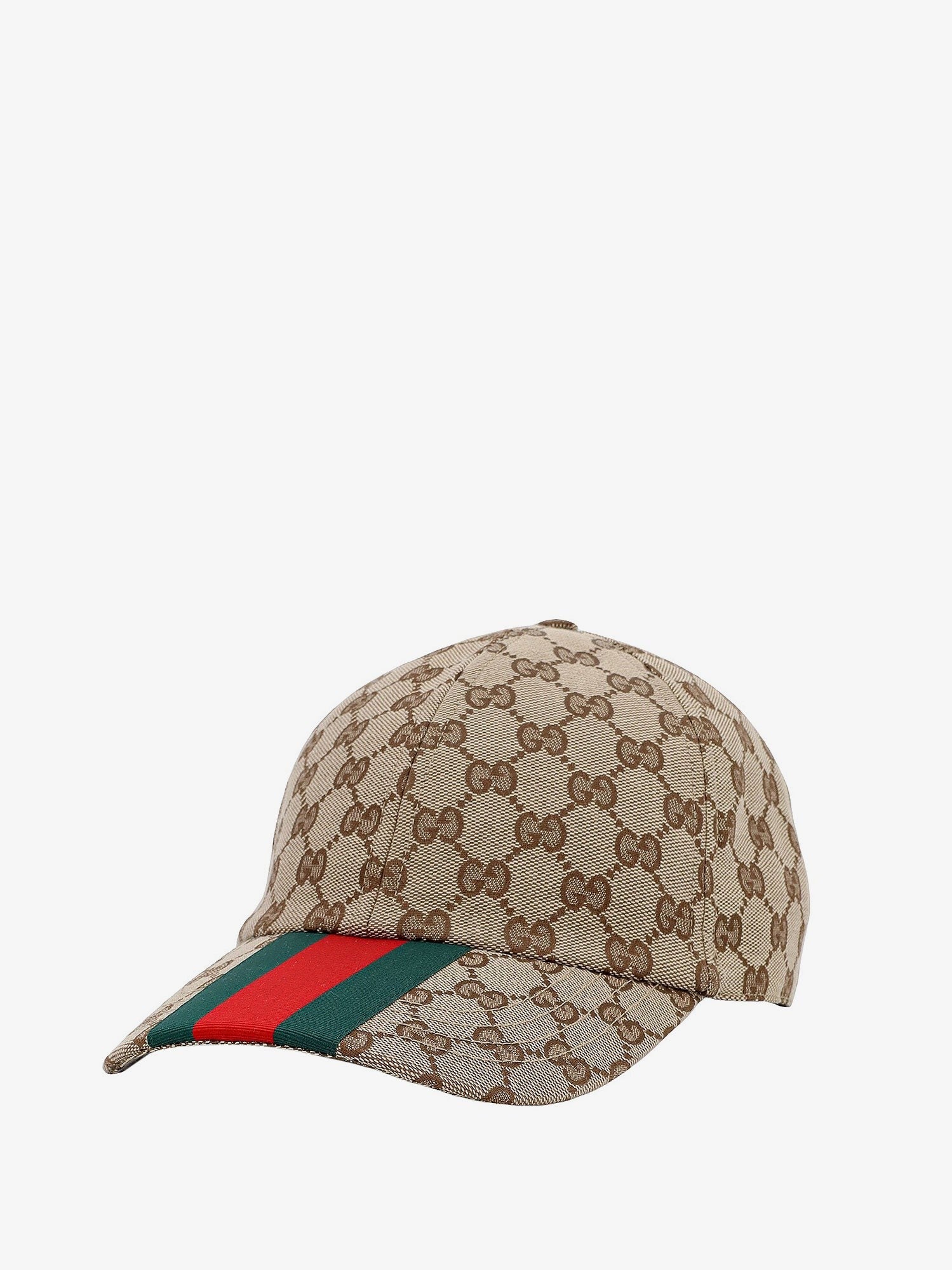 Gucci Men's Supreme GG Fabric Baseball Hat White Gucci
