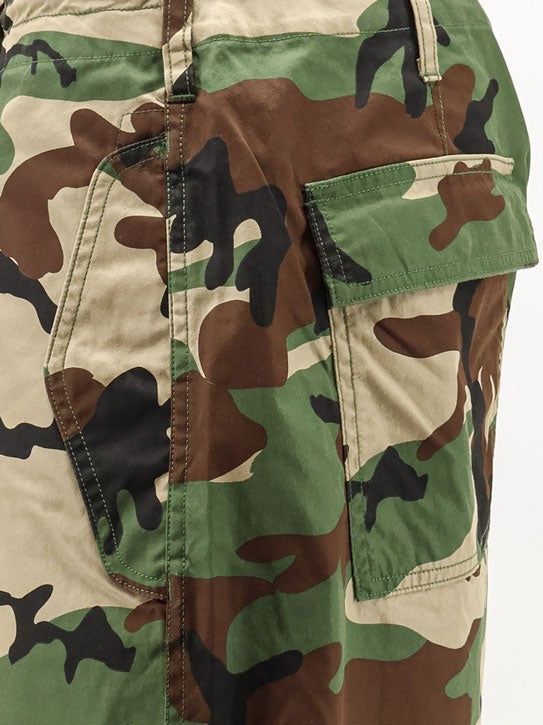 Stussy Men's Surplus Camouflage Shorts Green