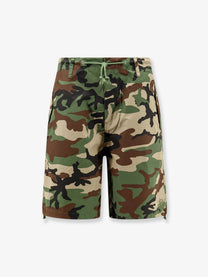 Stussy Men's Surplus Camouflage Shorts Green