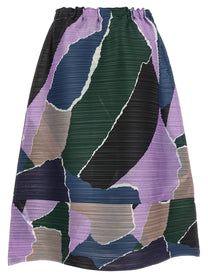 Pleats Please Issey Miyake Surprise! Skirt Gold