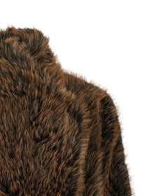 B&amp;B Couture Susan First Eco Fur Coat Brown