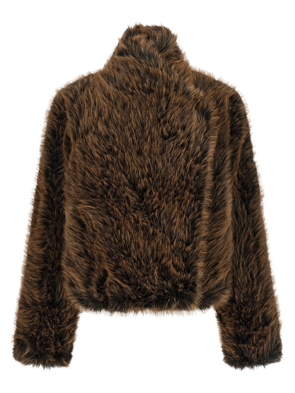 B&amp;B Couture Susan First Eco Fur Coat Brown