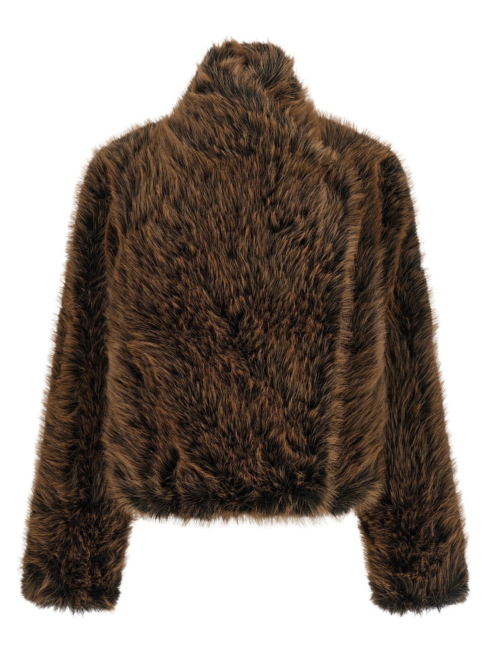 B&amp;B Couture Susan First Eco Fur Coat Brown