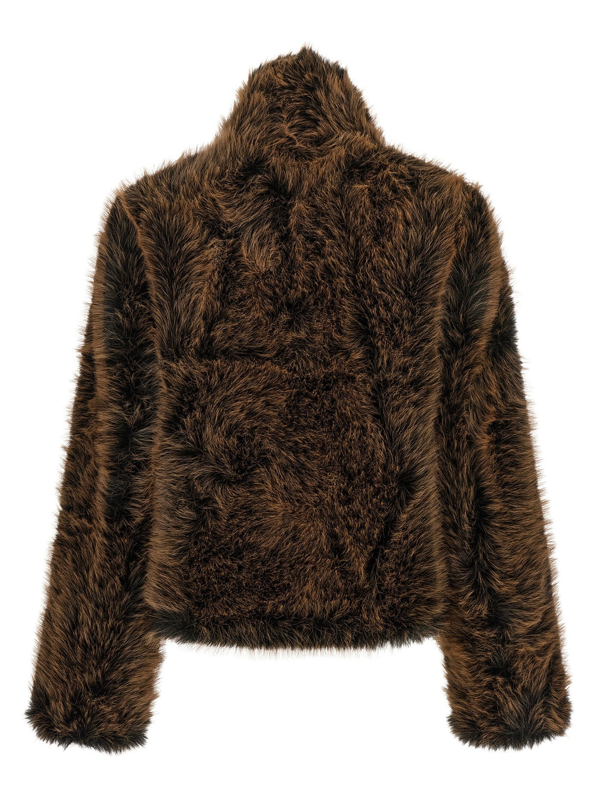 B&amp;B Couture Susan First Eco Fur Coat Brown