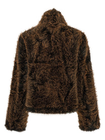 B&amp;B Couture Susan First Eco Fur Coat Brown