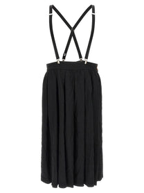 Comme Des Garcons Black Suspender Skirt Black