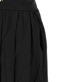 Comme Des Garcons Black Suspender Skirt Black