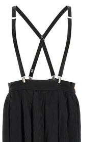Comme Des Garcons Black Suspender Skirt Black