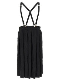 Comme Des Garcons Black Suspender Skirt Black