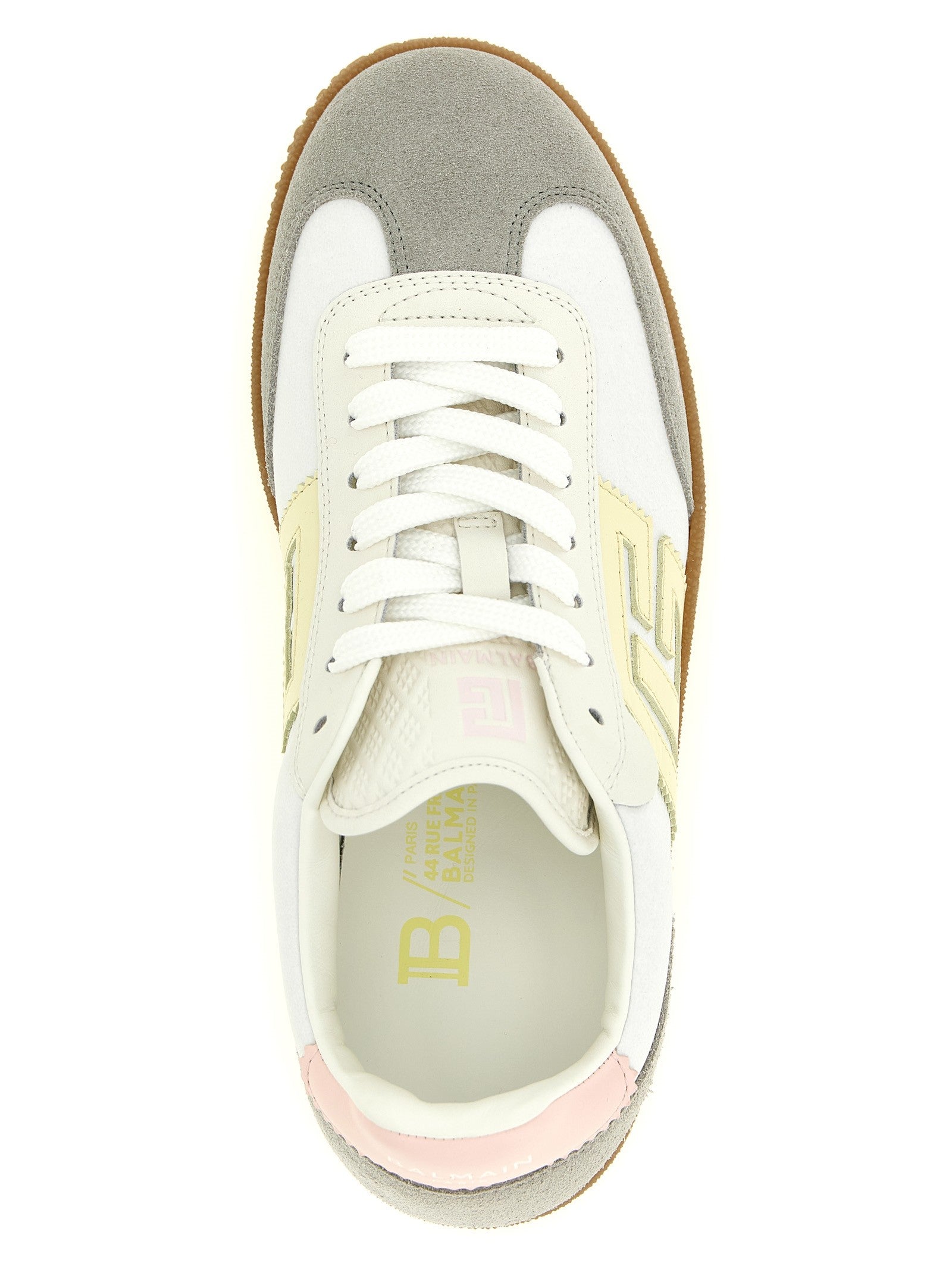 Balmain Swan Sneakers Gold