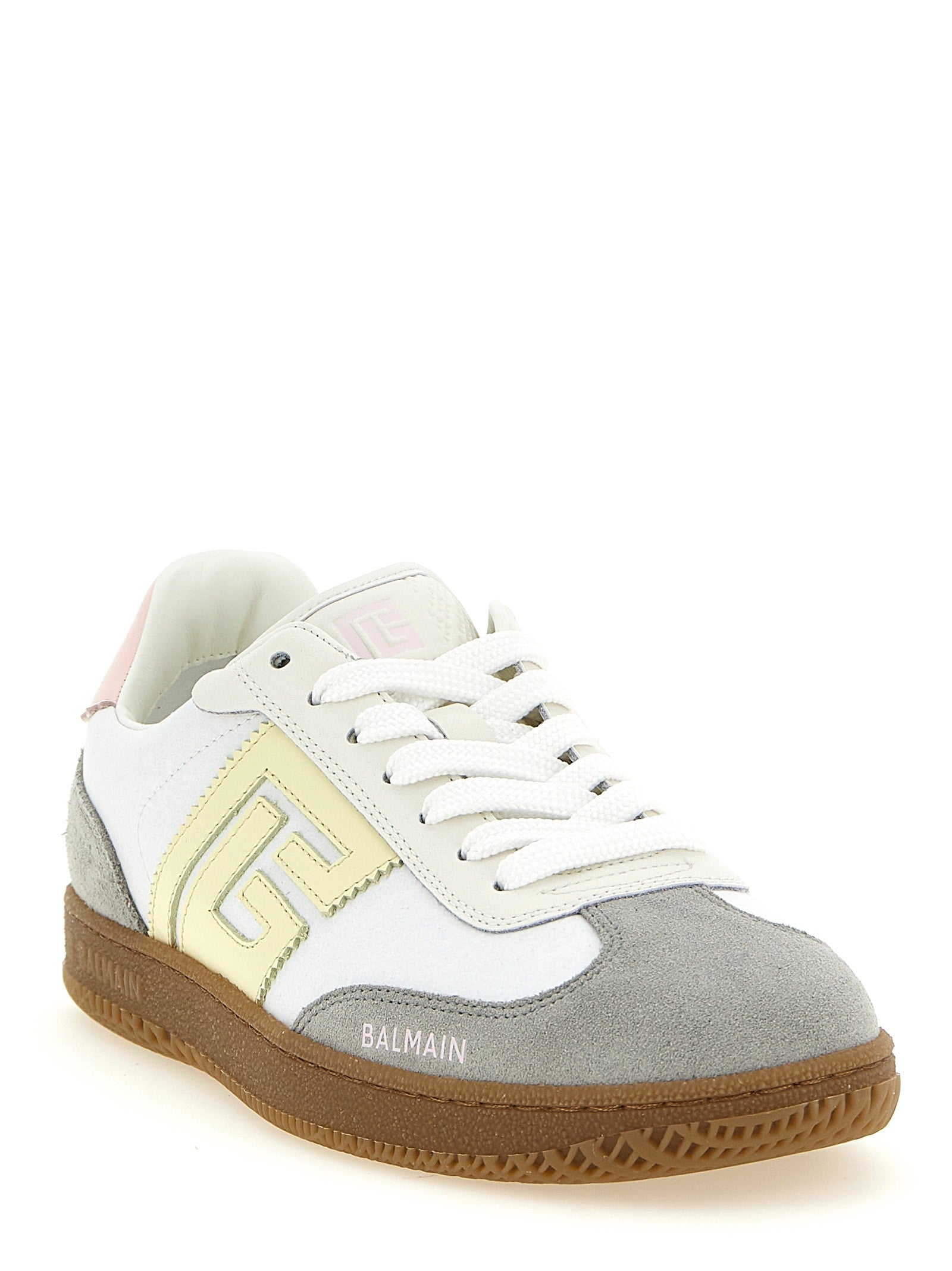 Balmain Swan Sneakers Gold