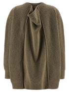 MM6 Maison Margiela Sweater Dress Beige, view 3