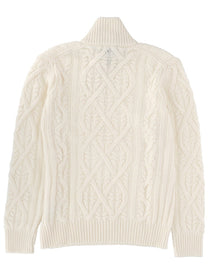 Boss Camel Men's Sweater Harpeno White