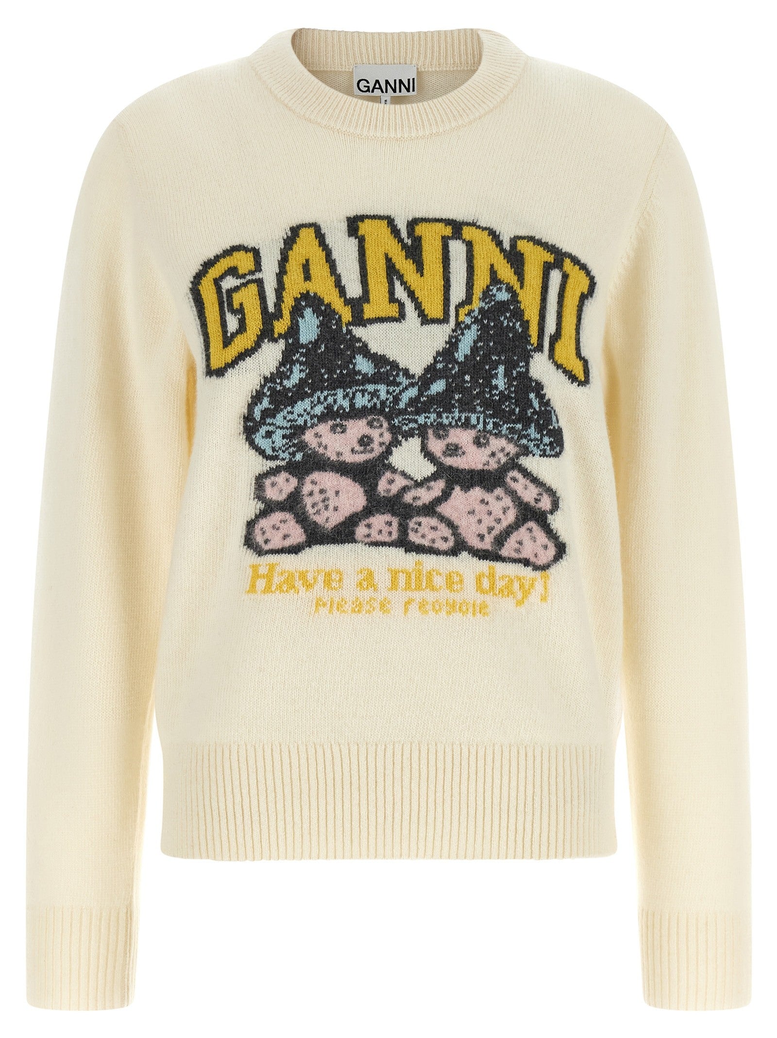 Ganni Sweater White