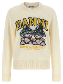Ganni Sweater White
