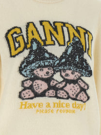 Ganni Sweater White
