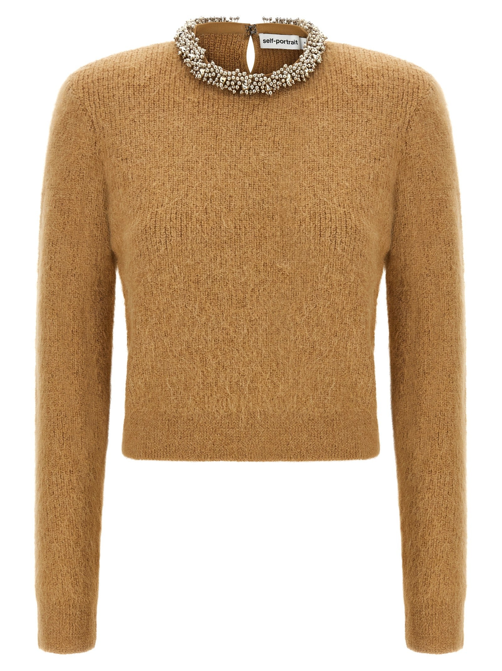self-portrait Sweater Brown