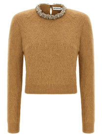 self-portrait Sweater Brown