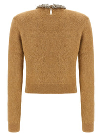 self-portrait Sweater Brown