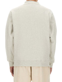 Drole De Monsieur Men's Sweatshirt Polo Grey Drole De Monsieur