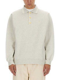 Drole De Monsieur Men's Sweatshirt Polo Grey Drole De Monsieur