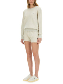 Autry Women's Sweatshirt Shorts Beige AUTRY