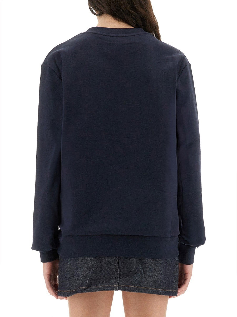 A.P.C Women's Sweatshirt Standard Grand Vpc Gots Blue