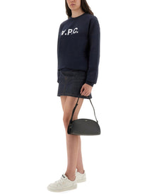 A.P.C Women's Sweatshirt Standard Grand Vpc Gots Blue