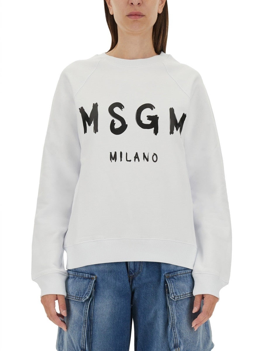 MSGM Women's Sweatshirt White MSGM