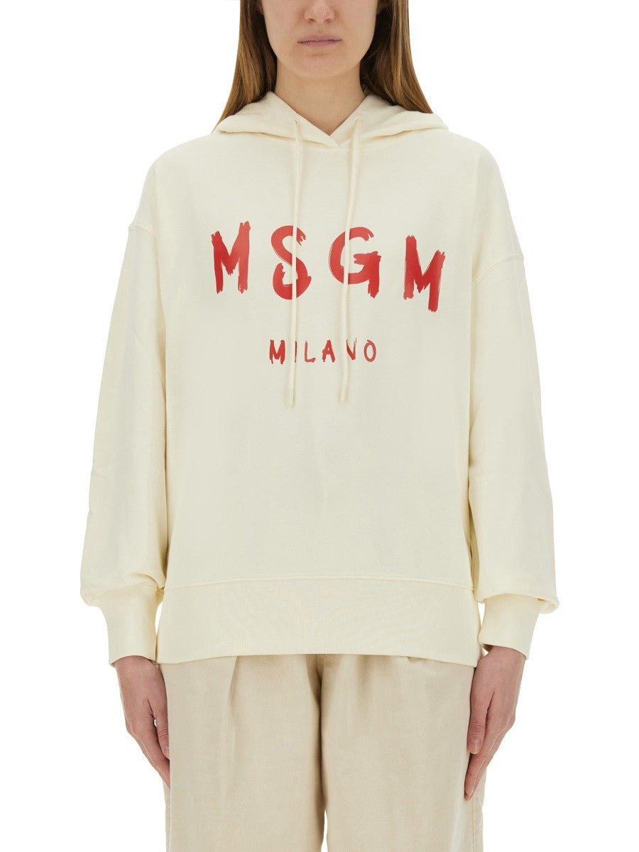 msgm Women's Sweatshirt White msgm