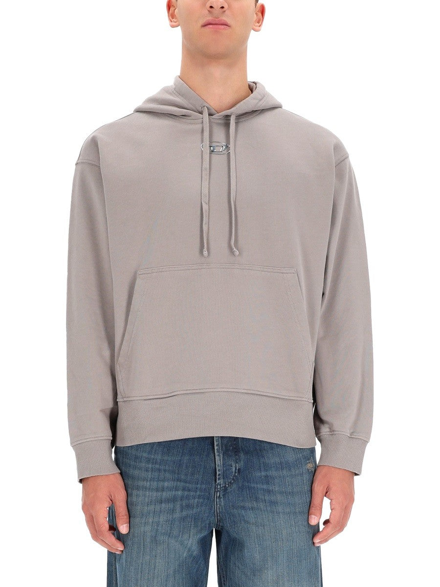 Diesel Men's Sweatshirt Grey Diesel