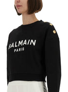 Balmain Women's Sweatshirt Black, view 4