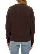 Saint Laurent Women's Sweatshirt Brown, view 3