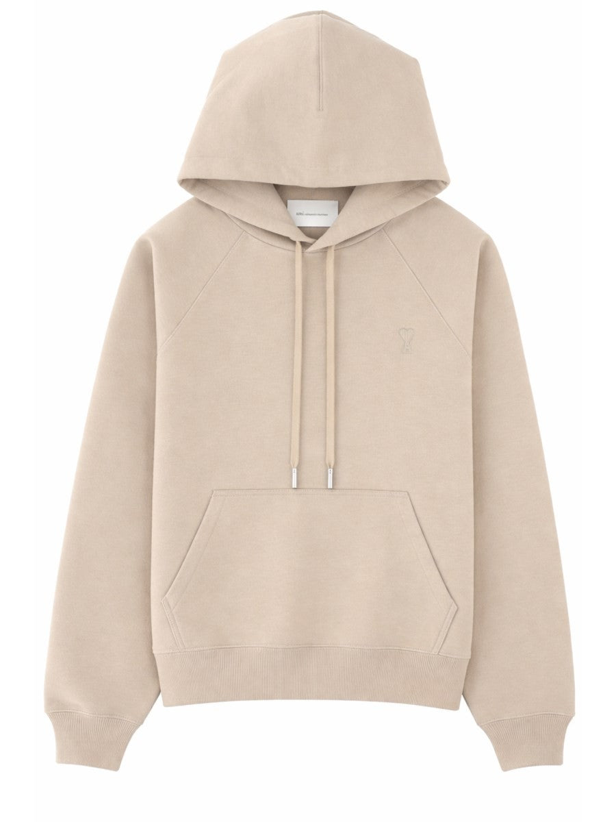 Ami Paris Men's Sweatshirt Beige