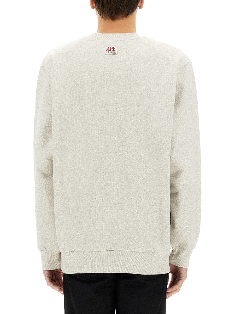 A.P.C Men's Sweatshirt Grey