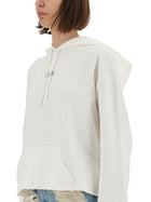 MM6 Maison Margiela Women's Sweatshirt White, view 4