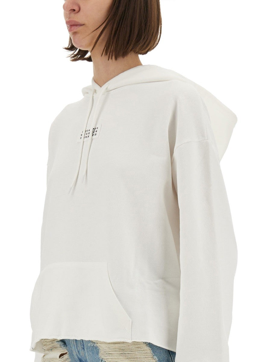 MM6 Maison Margiela Women's Sweatshirt White, view 4