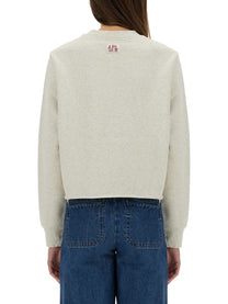 A.P.C Women's Sweatshirt Grey