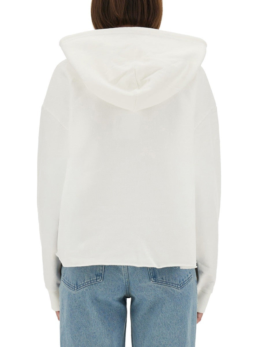 MM6 Maison Margiela Women's Sweatshirt White, view 3