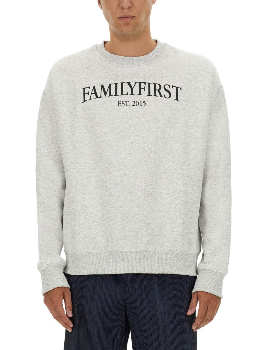 Family First Men's Sweatshirt Grey Family First