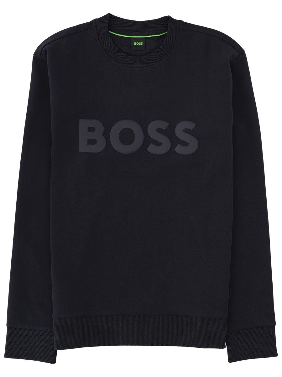 BOSS Men's Sweatshirt Blue