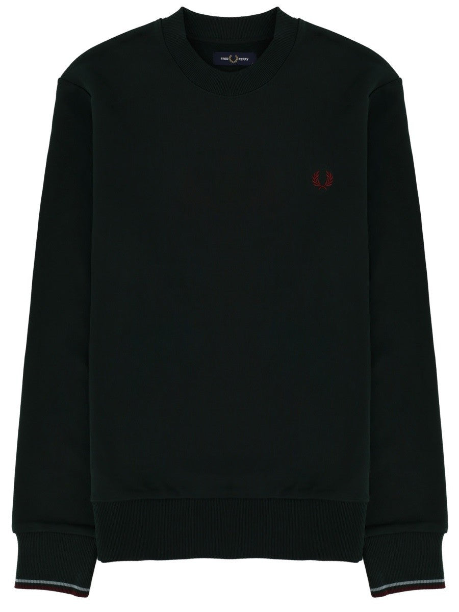 Fred Perry Men's Sweatshirt Green