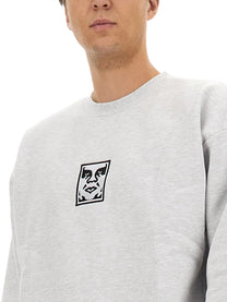 Obey Men's Sweatshirt Grey Obey