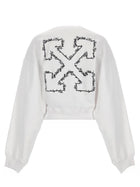 Off-White Women's Sweatshirt White, view 2