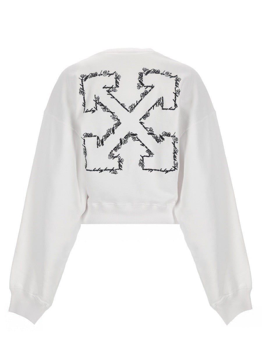 Off-White Women's Sweatshirt White